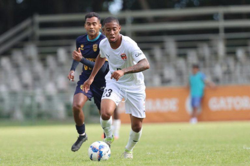 Acción de un pasado juego entre Cibao y Pantoja.