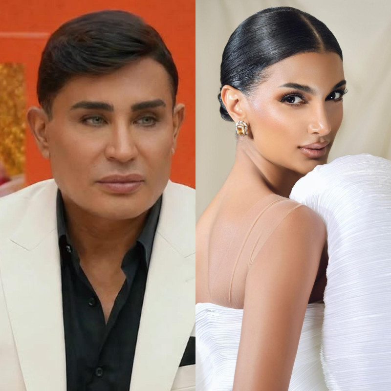 Eduardo Antonio (El Divo) y Celinee Santos.