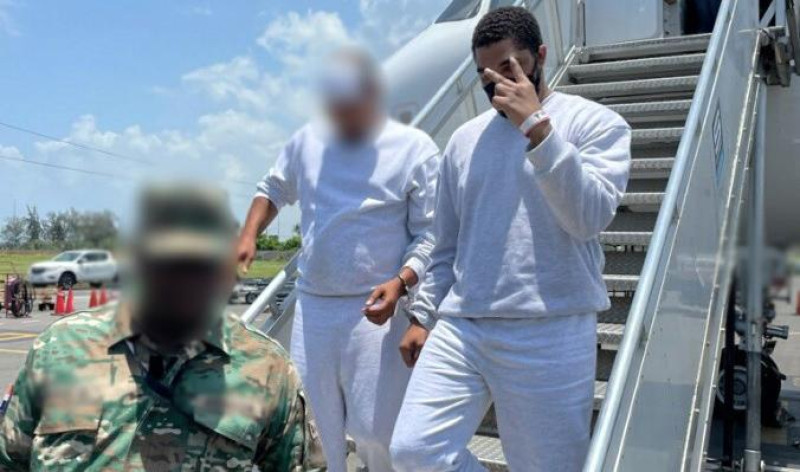 Imagen compartida por el ICE en la noticia de Frank Maiky Báez Guerrero el 18 de junio de 2024.