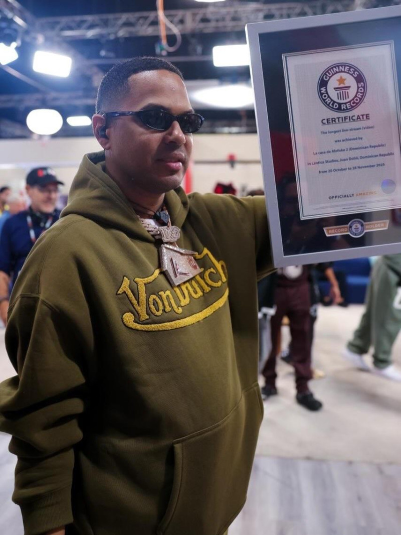 El empresario y creador de contenido digital Santiago Matías, también conocido como "Alofoke".