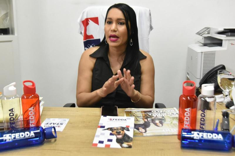 Lorenny Solano, presidenta de la FEDDA.
