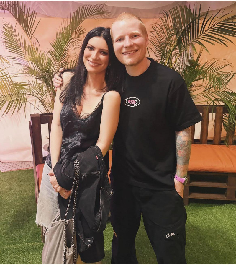 La artista italiana estuvo presente en el esperado concierto de Ed Sheeran en República Dominicana.