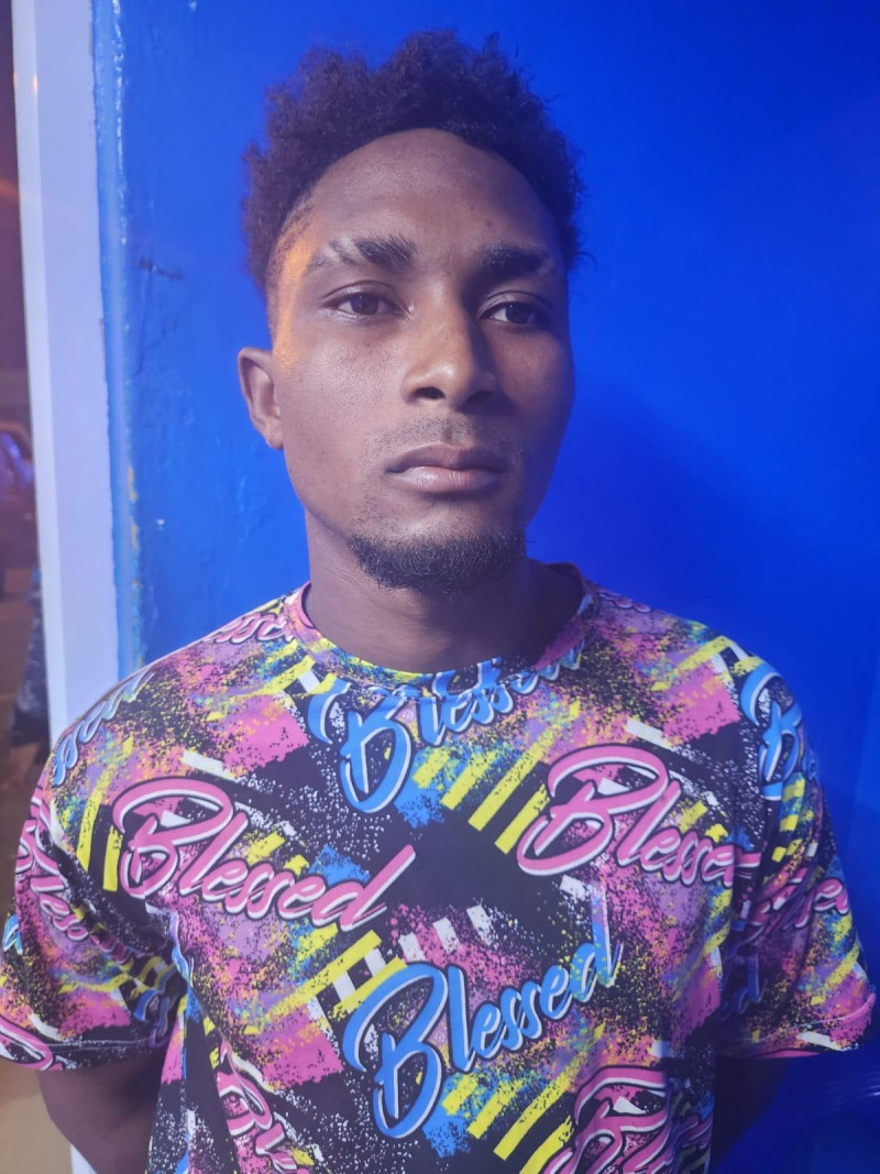 Raudy Jiménez Dicent “Ayendi”, de 24 años, señalado como el presunto autor de la muerte de una adolescente.