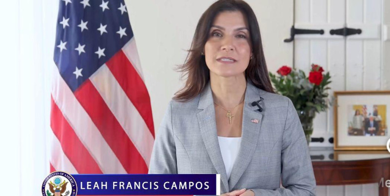 Leah F. Campos, embajadora de los Estados Unidos en la República Dominicana.