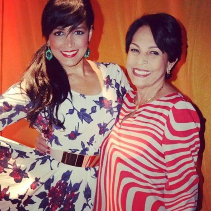 Celinés Toribio y su madre.