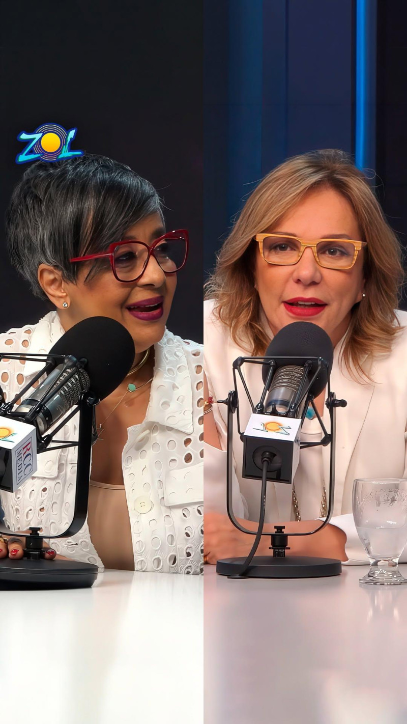 Zoila Luna y Milagros Germán.