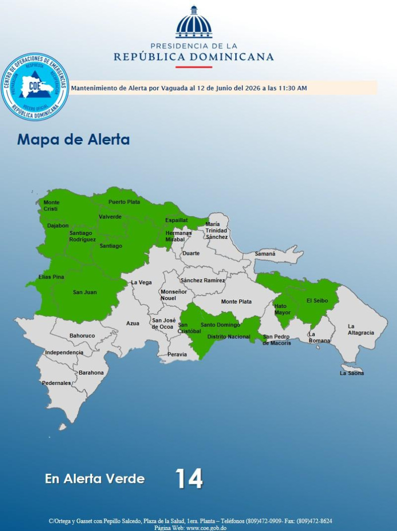 Mapa COE