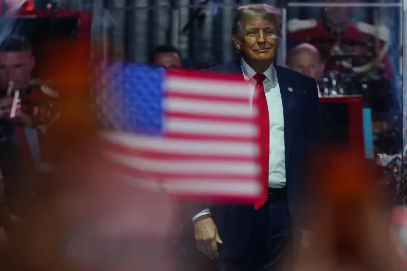 El presidente Donald Trump en el National Mall de Washington, el 24 de junio del 2026.