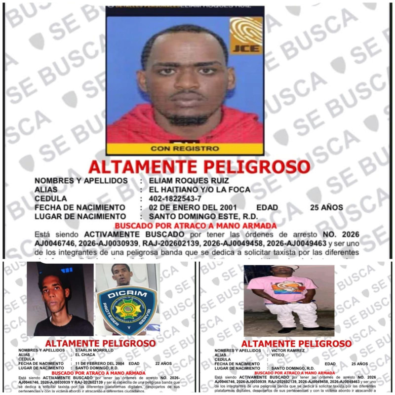 Cuatro presuntos integrantes de la banda “Los Chuky de Los Frailes” mueren tras enfrentamiento con agentes del Dicrim en Santo Domingo Este