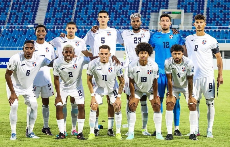 Onceno de la Selección de Fútbol de República Dominicana que enfrentó a Dominica en la última fecha de las eliminatorias de Concacaf de cara al Mundial 2026.