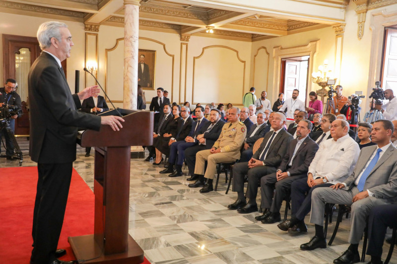 El presidente Abinader encabezó la actividad realizada en el Palacio Nacional