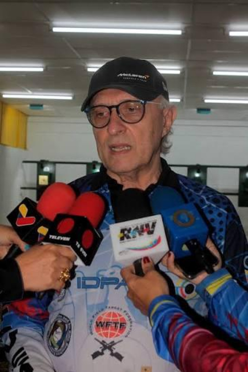 Gerardo G. Trotta A, presidente de la Confederación de Tiro Centroamericana y del Caribe de Tiro.