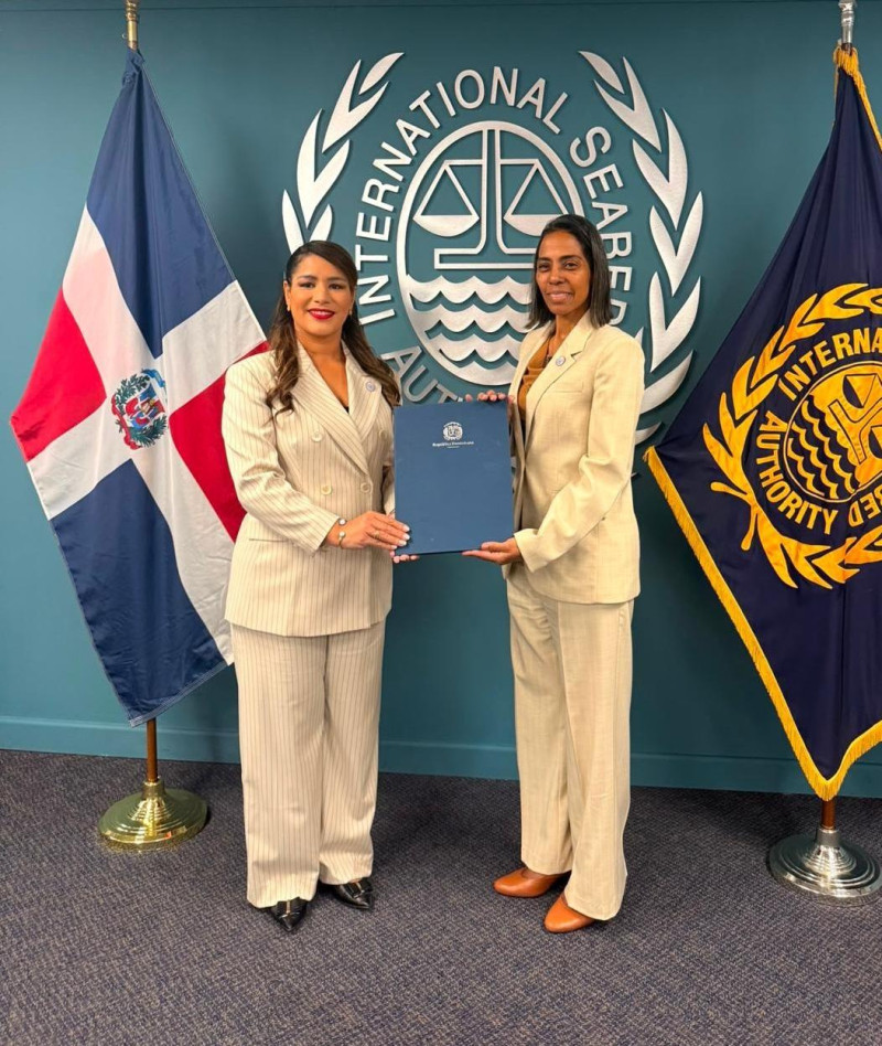 Nancy Patricia Franjul durante la ceremonia