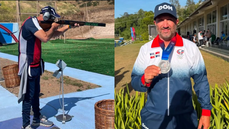 Domingo Lorenzo conquistó la medalla de plata en fosa por equipos en los Juegos Centroamericanos y del Caribe 2026.
