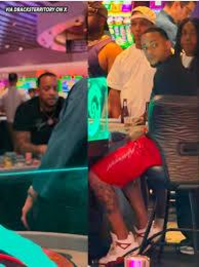 Ketel Marte mientras figura en el casino del Talking Stick Resort.
