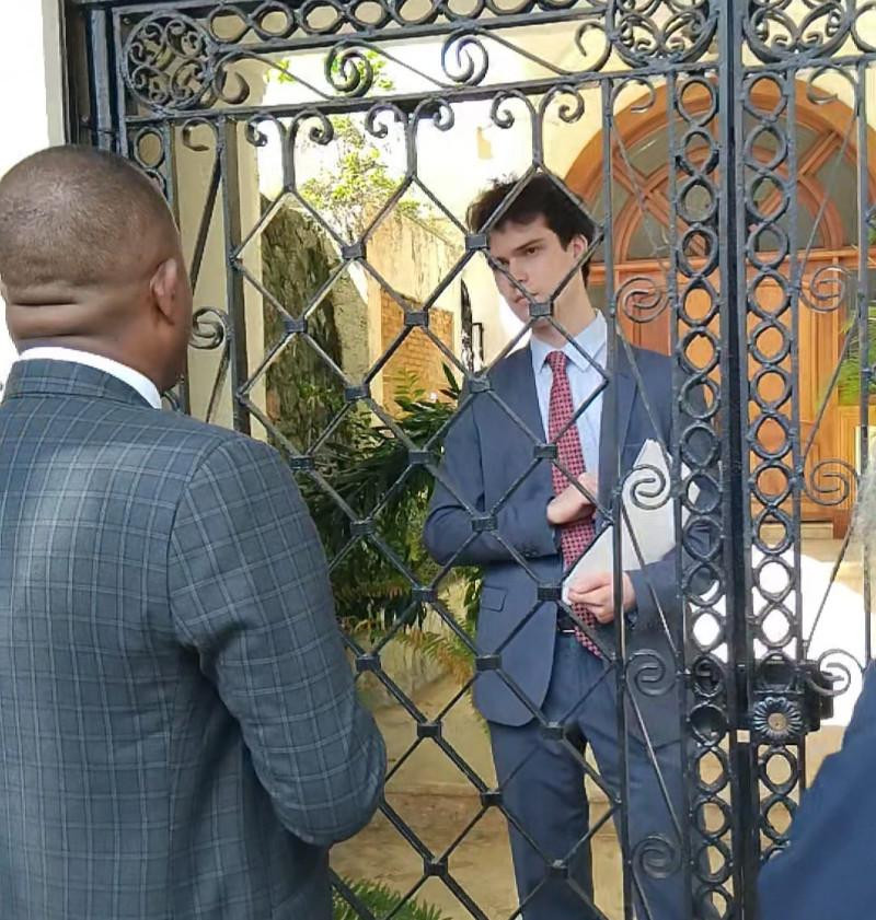 Alexander Agafonov, agregado de la embajada de Rusia en República Dominicana.
