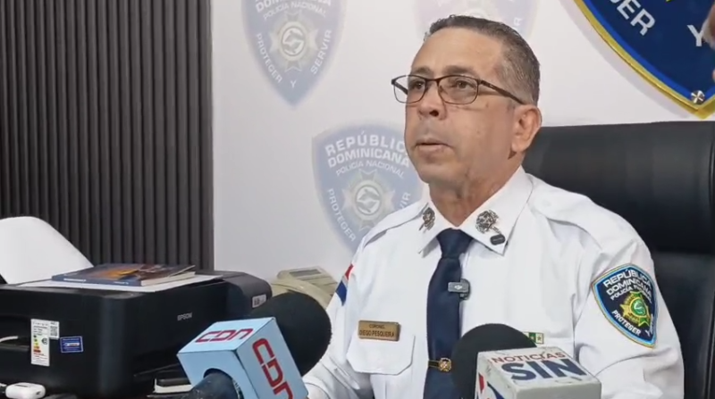 Vocero de la Policía Nacional, Diego Pesqueira.