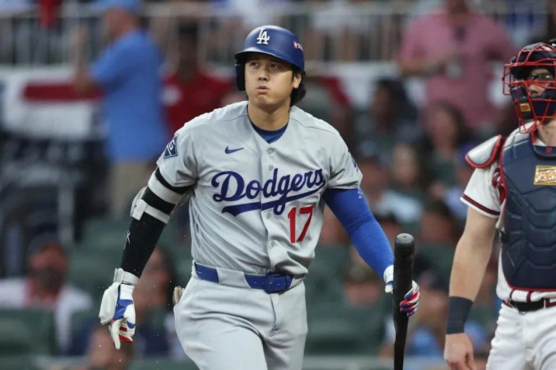 Shohei Ohtani pasa por uno de sus peores momentos con el bate con el uniforme de los Dodgers.