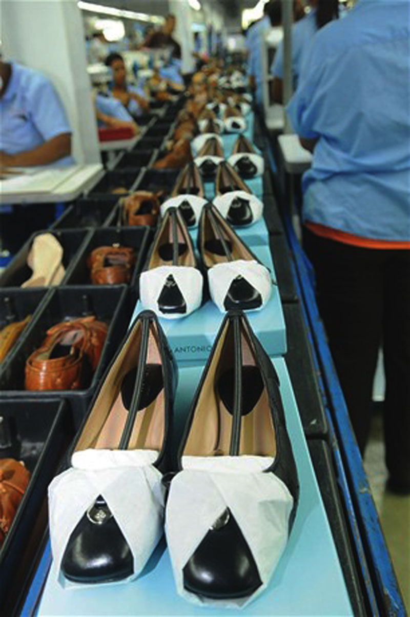 Sector. La industria del calzado está creciendo en RD.