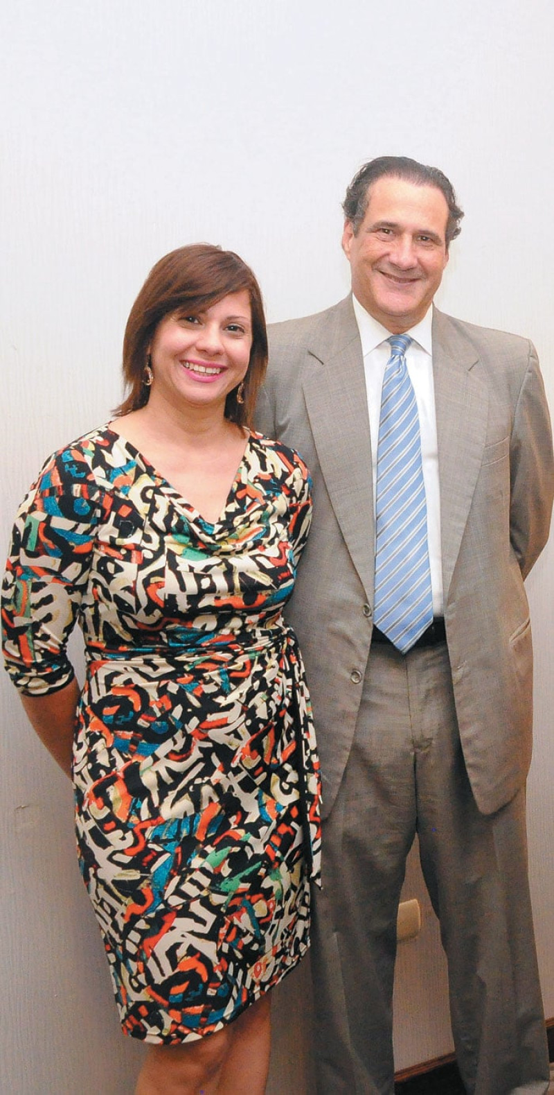 Ángela Fernández y Gustavo Biaggi.