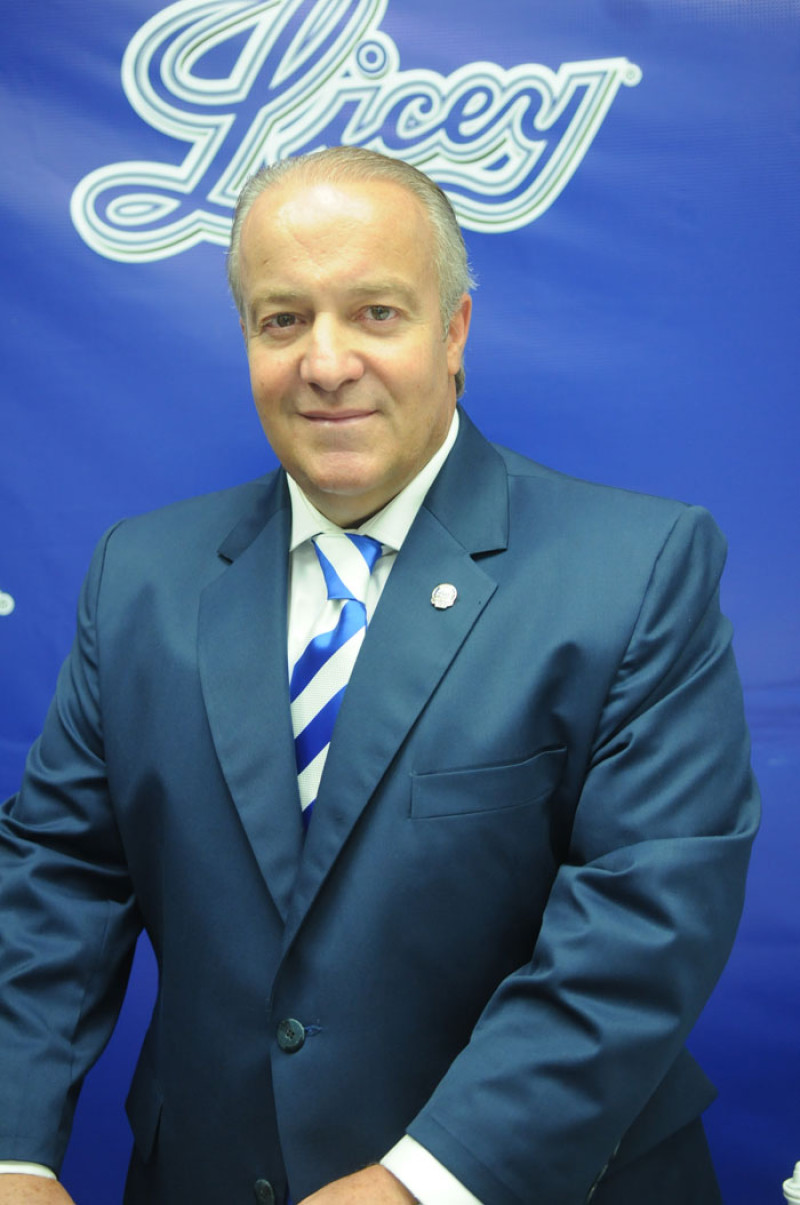 Miguel Angel fernández, presidente del Licey