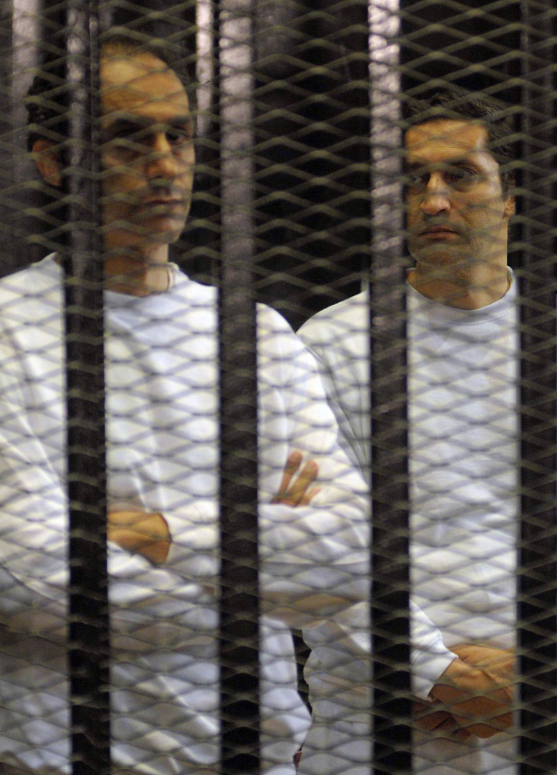 Gamal y Alaa Mubarak