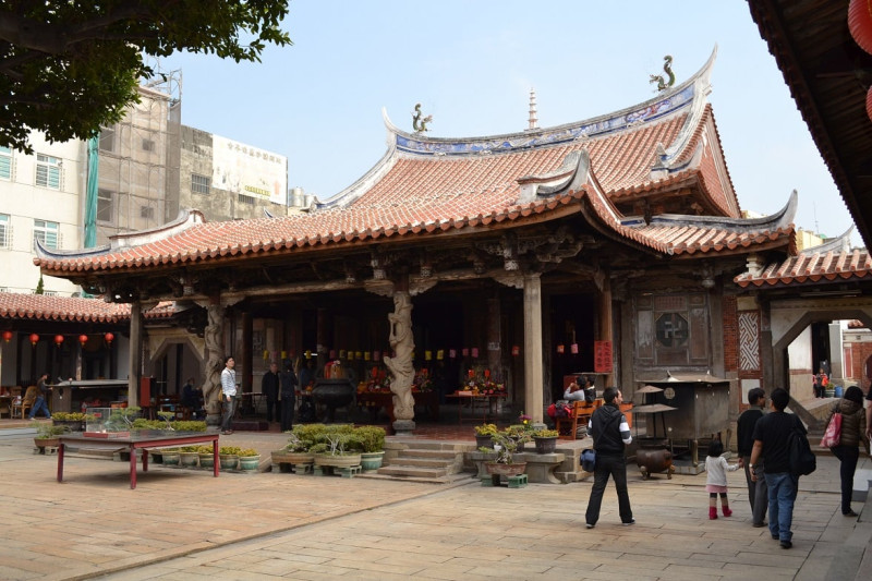 Patrimonio. El templo Longshan, el principal atractivo turístico de la ciudad, y el único monumento histórico nacional de Lukang. Yaniris López