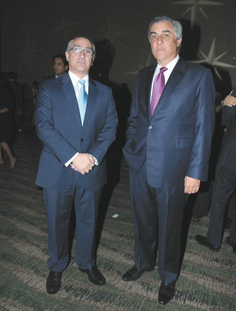 Mario Lama y Juan Bancalari.