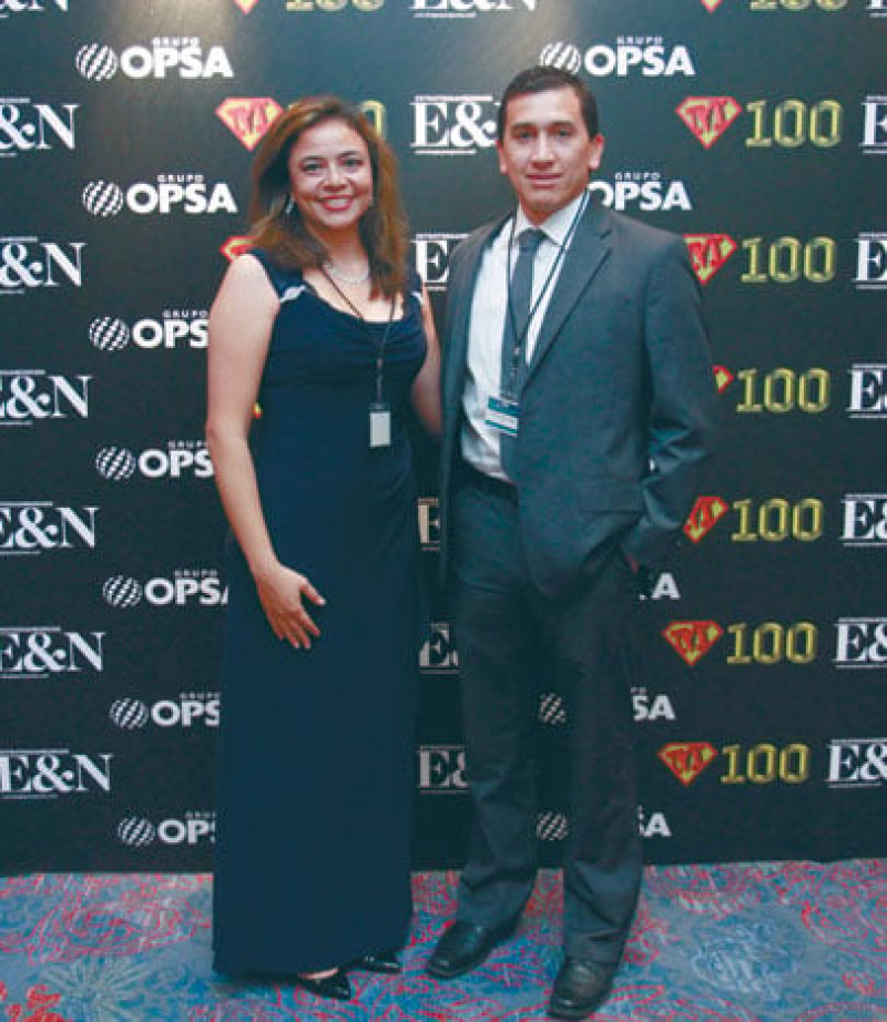 Evelyn Rizo y Juan Carlos Rodela.