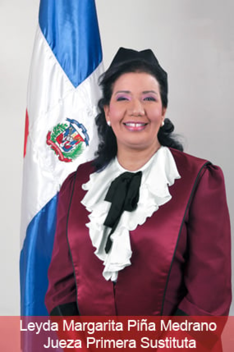 Leyda Margarita Piña, jueza sustituta del TC