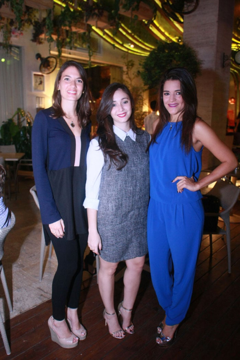 Gianna García, Larissa Yabra y Kiali Rodríguez.