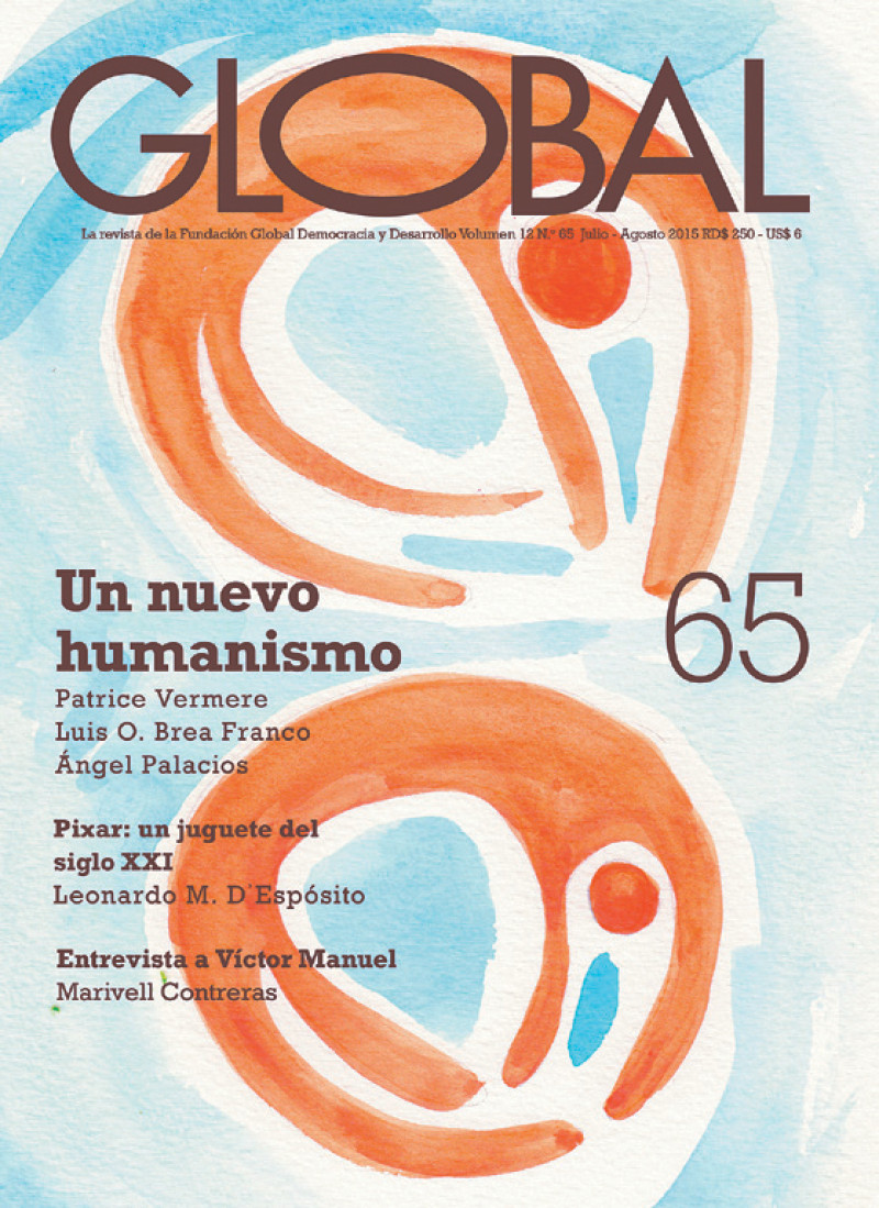 REVISTA GLOBAL 65
Llevando como tema central "El
nuevo humanismo", la publicación
recoge artículos de Patrice
Vermere, Luis Brea Franco, Ángel
Palacio y Leonardo M. Expósito.