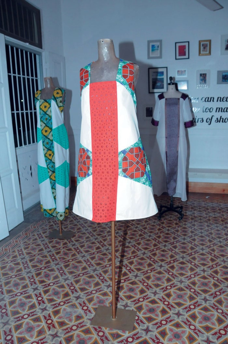 Parte de los vestidos de la colección Melting -Pot
