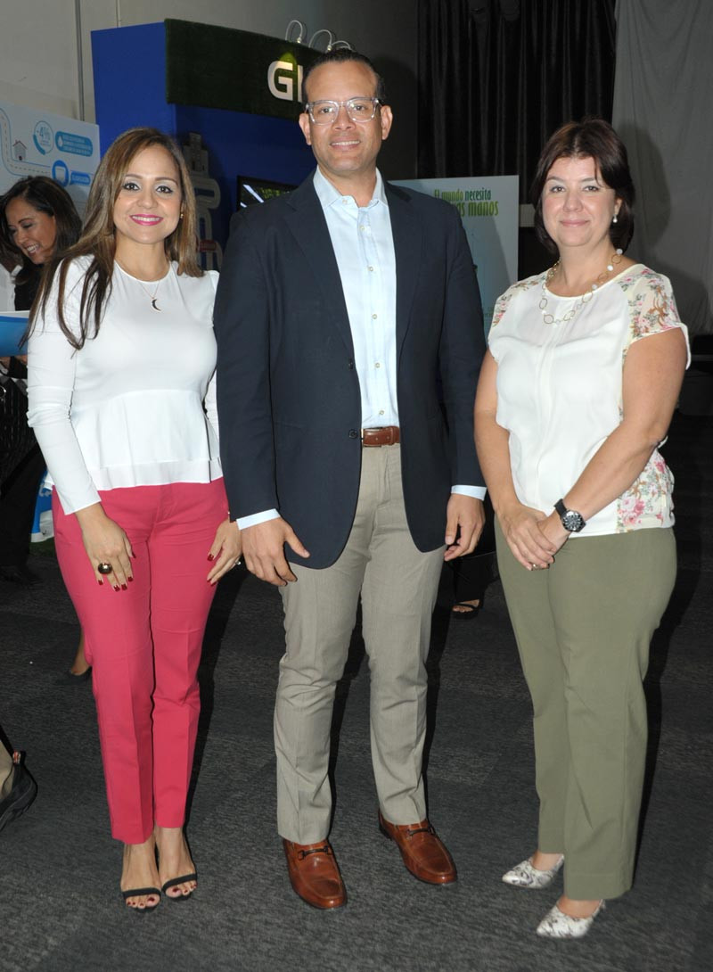 Patricia Hernández, Randolph Luna y María Paula Miquel.