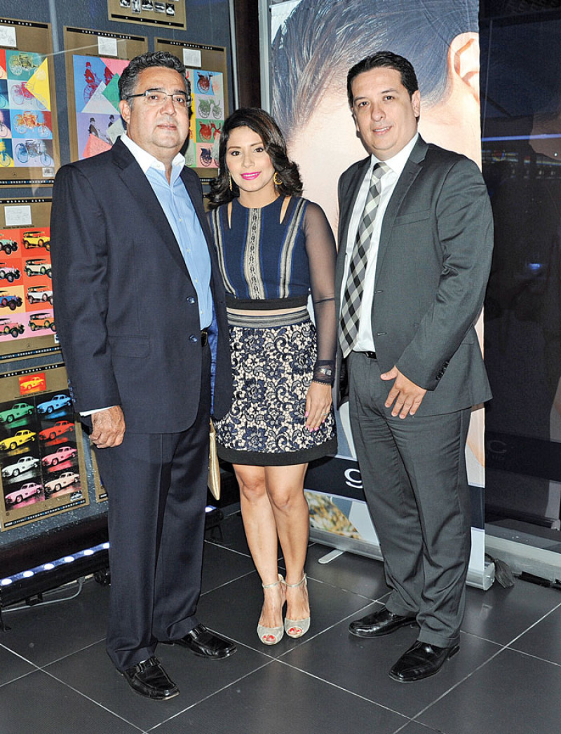 Andrés Peña, Elisa González y Antonio Cifuentes.