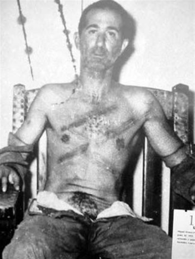 Uno de los tantos torturados durante la cruel dictadura que se extendió desde 1930 hasta 1961.