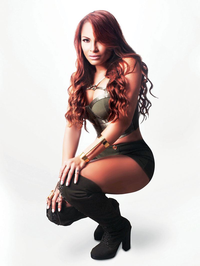 Cantante. La venezolana Mia estuvo en el país en la promoción de su nuevo sencillo "Mi villano".