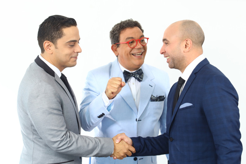 Figuras. Luis José Germán, Kenny Grullón e Irving Alberti protagonizarán un nuevo show.