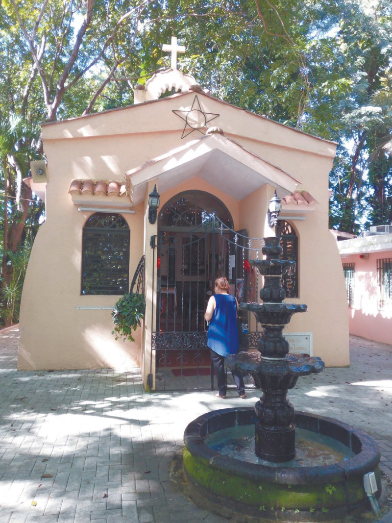Ermita. En la inaguración de la ermita en 1925 estuvo presente una comisión de damas dominicanas.