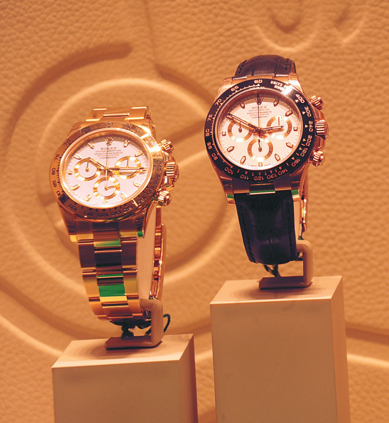 Propuesta. Ejemplares de relojes Rolex.