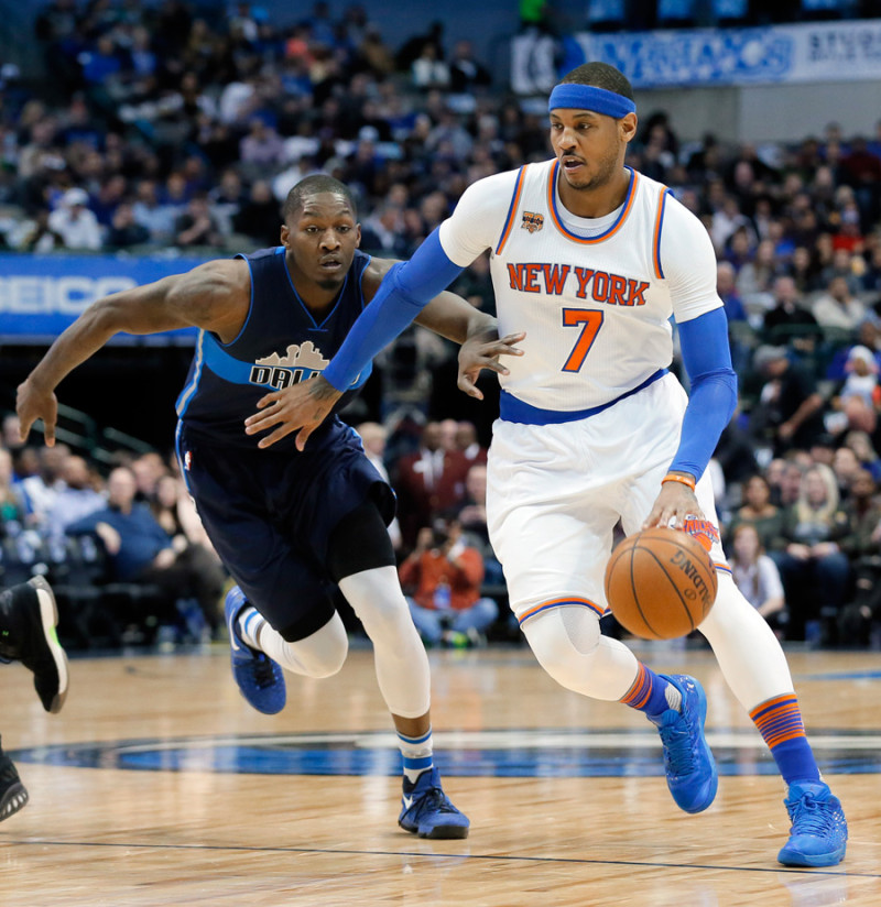 Carmelo Anthony es elegido por décima ocasión a este partido y la octava consecutiva.