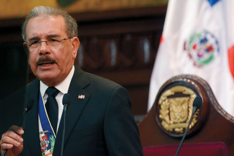 Medidas. El presidente Danilo Medina, en su rendición de cuenta, reveló planes en el sector transporte y la seguridad.
