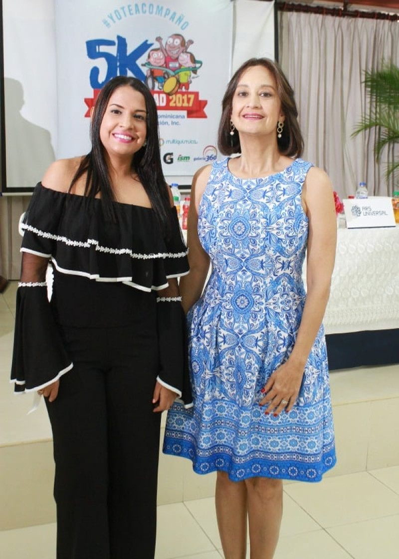 Arlene Reyes y Margarita Moronta.