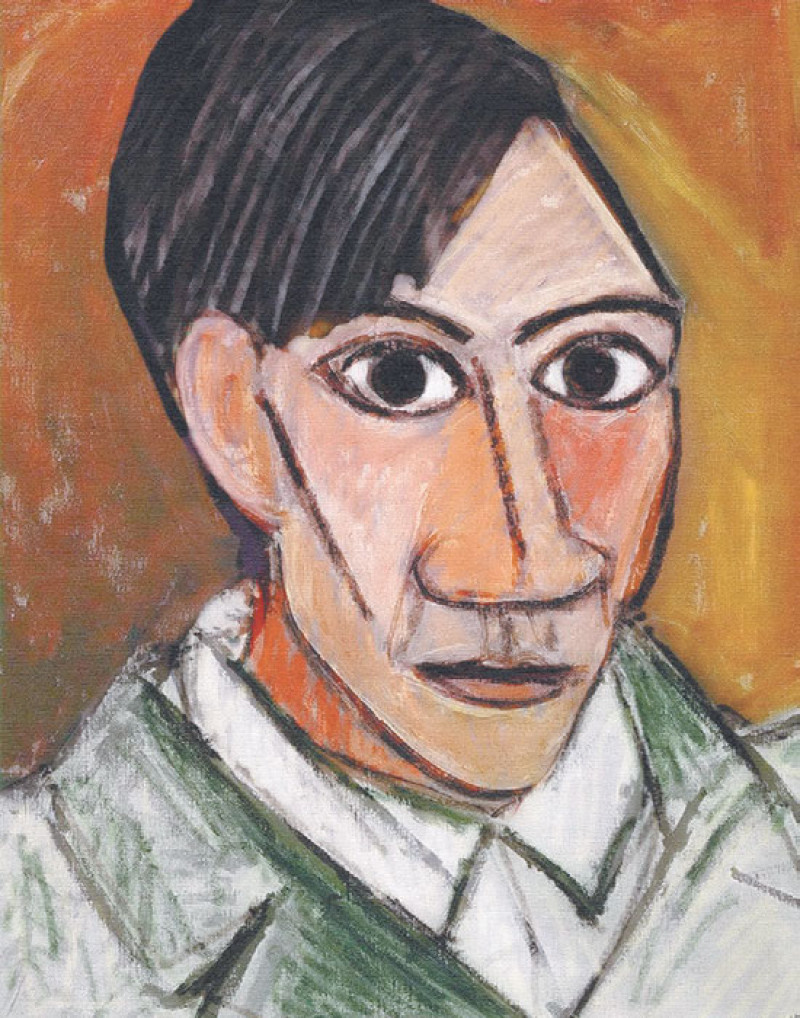 Picasso. Autorretrato del pintor español.