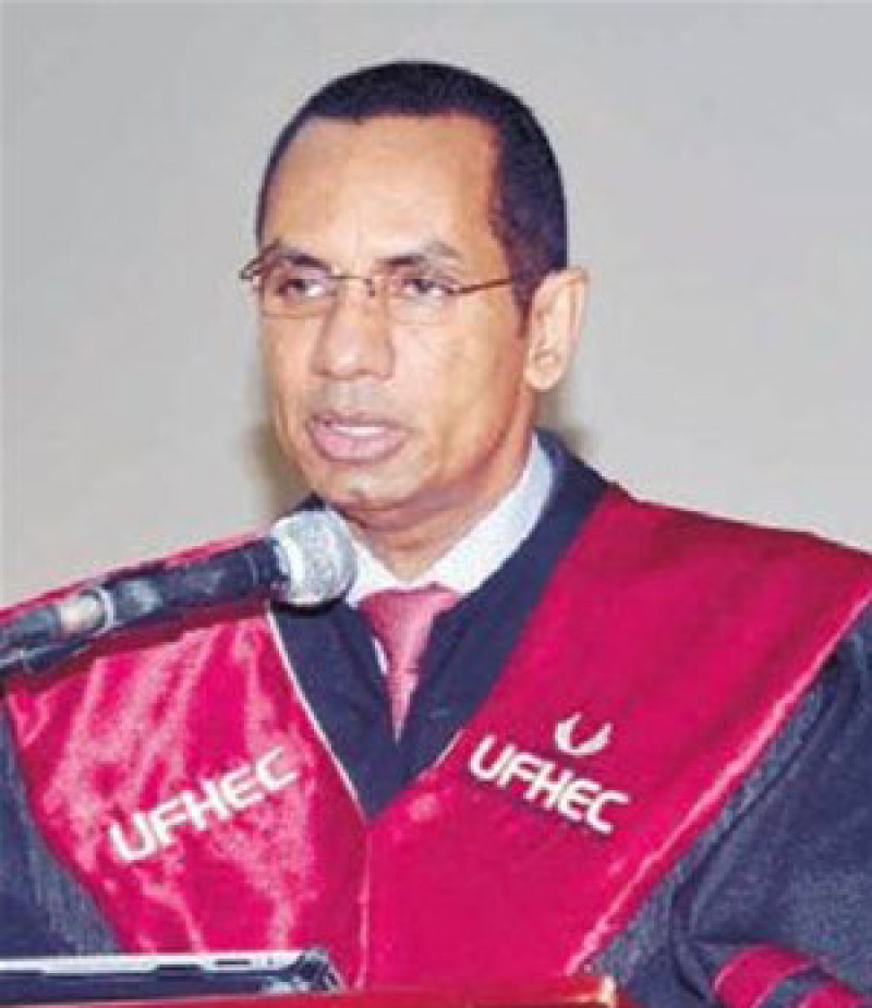 Alberto Ramírez Cabral, rector de la UFHEC.