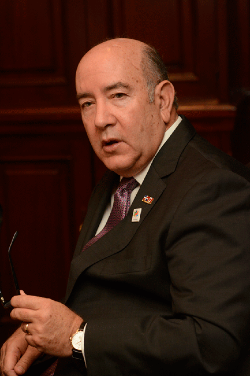 Eduardo Domínguez. Presidente de la Cámara de Comercio Dominicocanadiense
