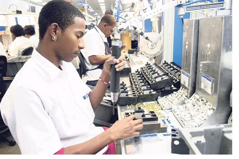 Producción. El sector de la manufactura textil ocupa el segundo lugar en las principales actividades de las zonas francas.