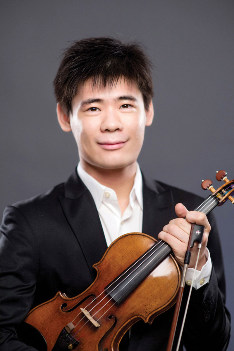 Violinista. Angelo Xiang Yu