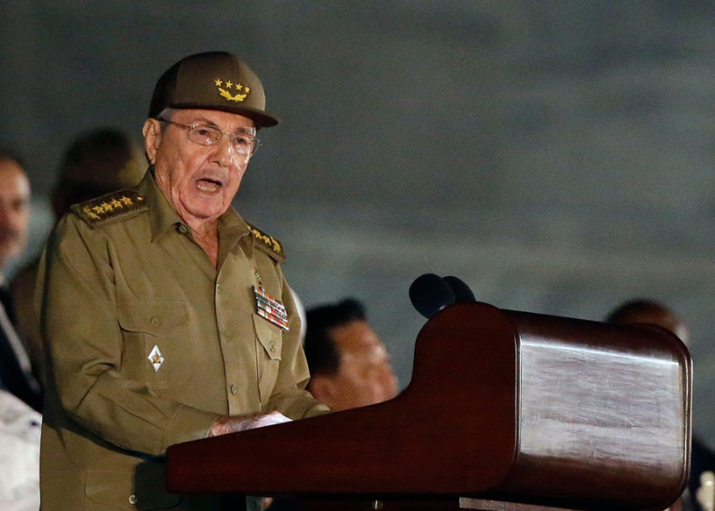 Presidente. Raúl Castro.
