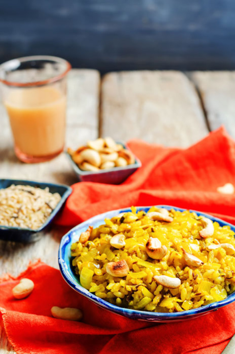 Arroz con semilla de cajuil